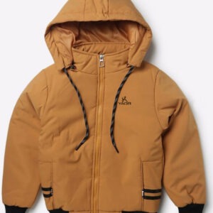 YAQR Baby Boys Winter Jacket | 3-Layer Warm Fur Polyester Jacket with Detachable Hood | Age 1–10 Years | King of Winter