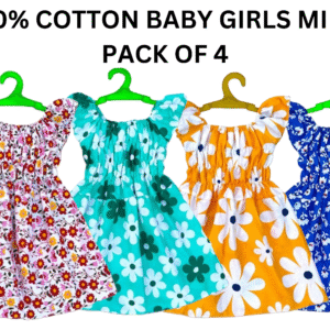 Baby Girls Cotton Frock Combo Pack of 4