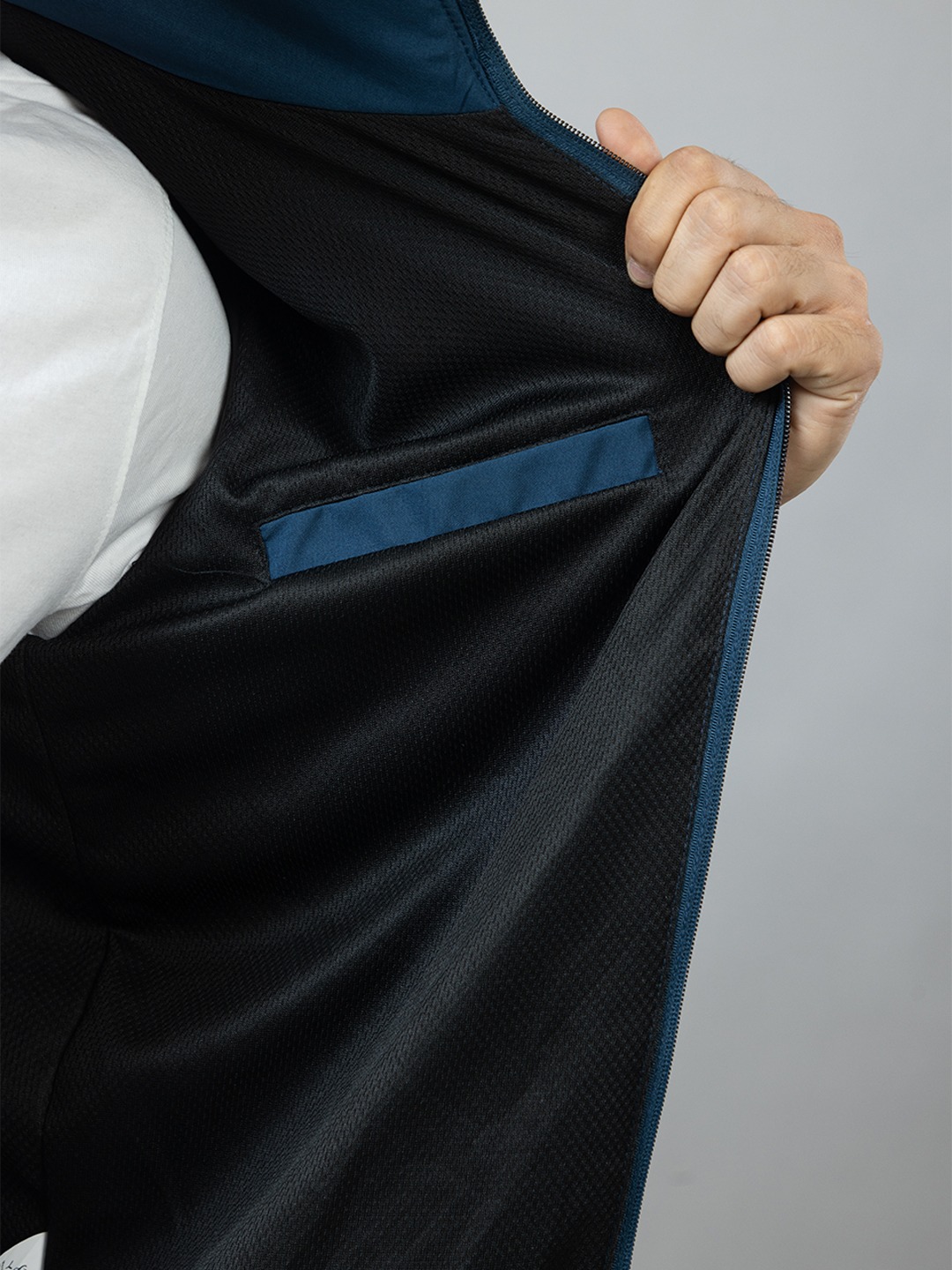 Men’s Blue Lightweight Windcheater Jacket