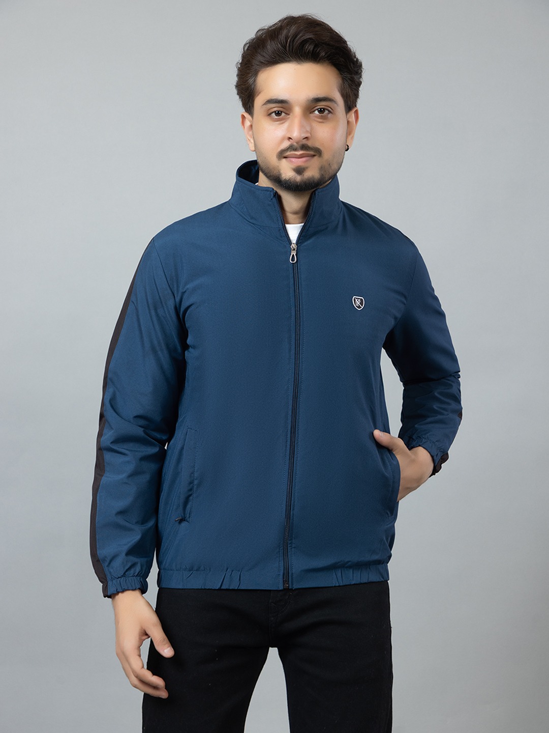 Men’s Blue Lightweight Windcheater Jacket
