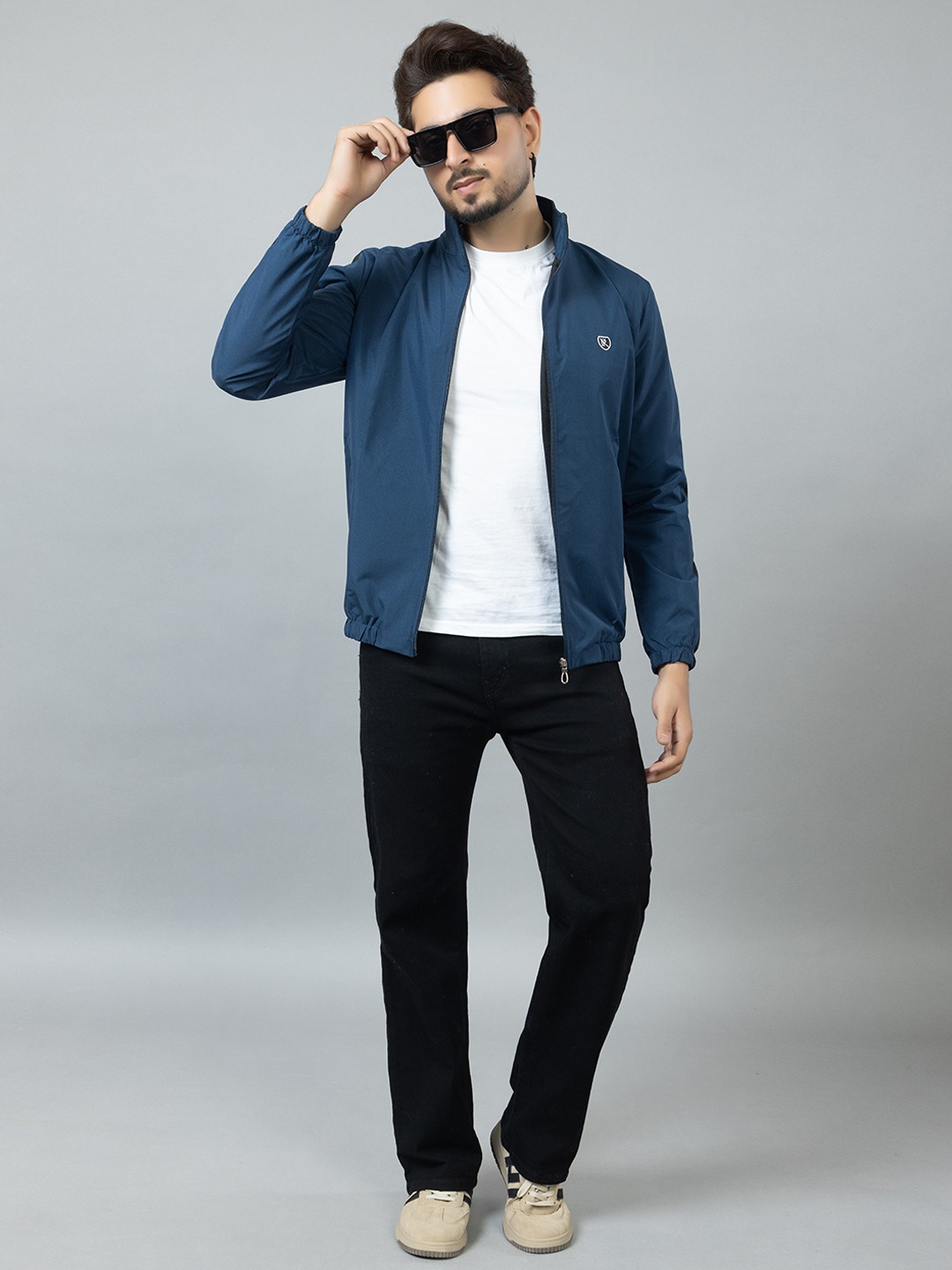 Men’s Blue Lightweight Windcheater Jacket